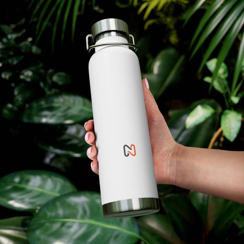 - Copper Vacuum Insulated Bottle, 22oz, multi color option. - NoowAI Shop